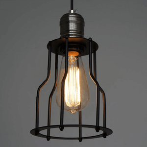 6 Head Industrial Wire Cage Chandelier / Pendant Lights | Bright & Plus.