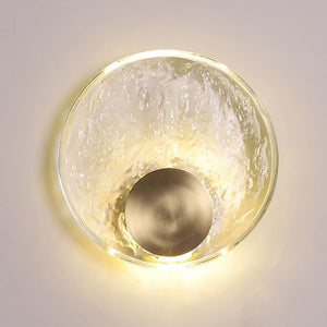 Alpes - Round Glass Wall Sconce