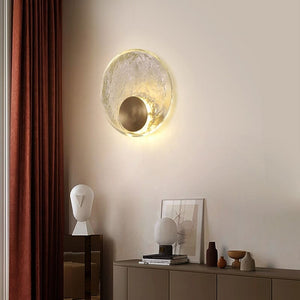 Alpes - Round Glass Wall Sconce