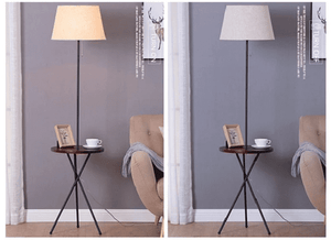 André - Modern Nordic End Table & Lamp | Bright & Plus.