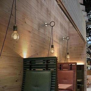 Avita - Modern Nordic Wall Mounted Bulb Ring Holder | Bright & Plus.