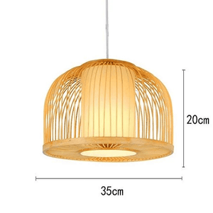 Calico - Bamboo Pendant Hanging Light | Bright & Plus.