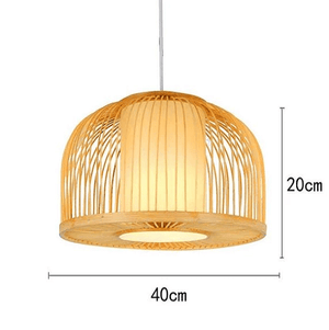 Calico - Bamboo Pendant Hanging Light | Bright & Plus.