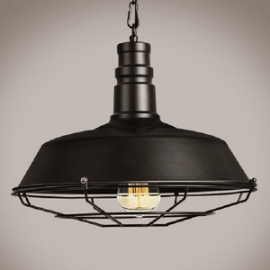 Cotther - Industrial Vintage Metal Cage Hanging Ceiling Pendant Light | Bright & Plus.