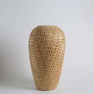 Creative Bamboo Woven Art Pendant Light