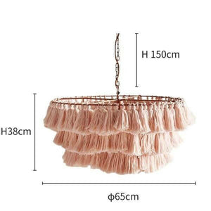 Fela - Creative Tassel Chandelier | Bright & Plus.
