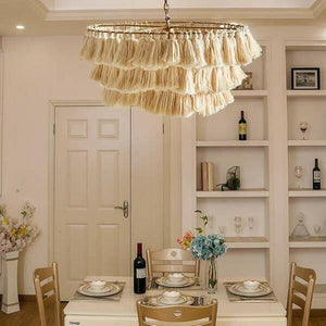 Fela - Creative Tassel Chandelier | Bright & Plus.