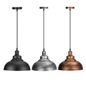 Crios - Vintage Industrial Dome Hanging Lamp | Bright & Plus.