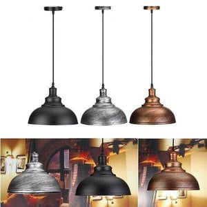 Crios - Vintage Industrial Dome Hanging Lamp | Bright & Plus.