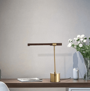 Designer Style Wood Grain Lamp | Bright & Plus.