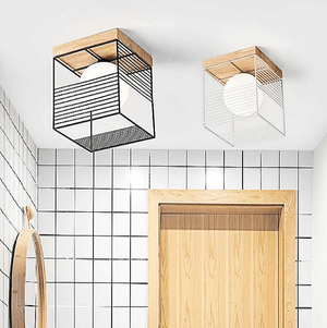Escher - Vintage Cage Ceiling Lights | Bright & Plus.