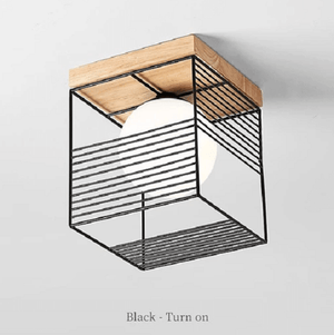 Escher - Vintage Cage Ceiling Lights | Bright & Plus.