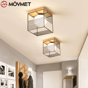 Escher - Vintage Cage Ceiling Lights | Bright & Plus.