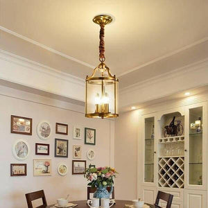 Finn - Gold Glass And Copper Chandelier | Bright & Plus.