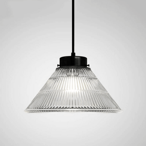 Fluted Glass Pendant Light | Bright & Plus.