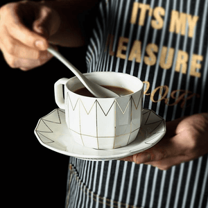 Geo Slice Teacup Collection Set | Bright & Plus.