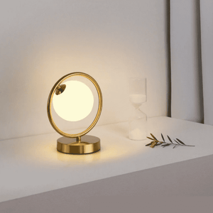 GoldenGlow Desk Lamp