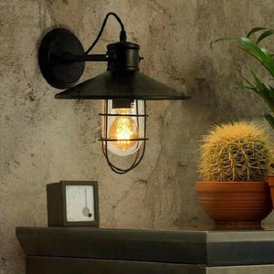 Harbour Sconce Vintage Industrial Wall Light | Bright & Plus.