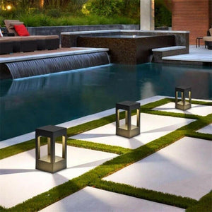 Heike - 6 PCS Garden LED post lamps