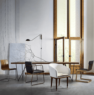 Hera - Retro Metal & Wood Wall Lamp with Plug