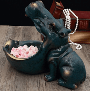 Hippopotamus Sculpture Statue | Bright & Plus.