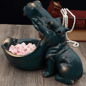 Hippopotamus Sculpture Statue | Bright & Plus.