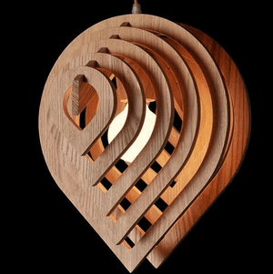 Indre - Art Deco Modern Drop Pendant Light | Bright & Plus.