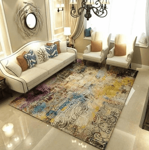 Large Modern Abstract Rug | Bright & Plus.