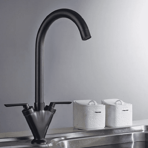 Lazaro - Two Handle Rotating Kitchen Faucet | Bright & Plus.