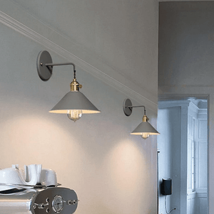Linus - Vintage Plated Wall Lamp | Bright & Plus.