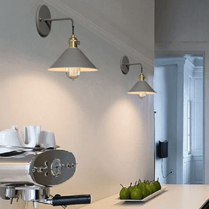 Linus - Vintage Plated Wall Lamp | Bright & Plus.