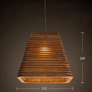 Luminaria Corrugated Board Pendant Light | Bright & Plus.
