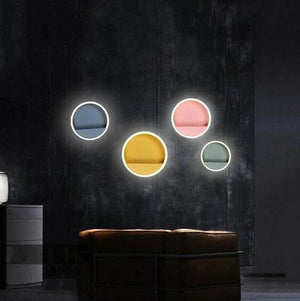 Macarone - Modern Nordic Round LED Wall Lamp | Bright & Plus.