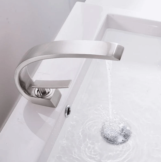Modern Crane Design Single Handle Basin Faucet | Bright & Plus.