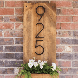 Modern House Numbers | Bright & Plus.