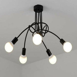 Modern Industrial Loft Chandelier | Bright & Plus.