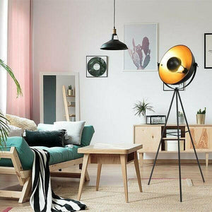 Nirv - Industrial Tripod Floor Lamp with Adjustable Metal Legs | Bright & Plus.