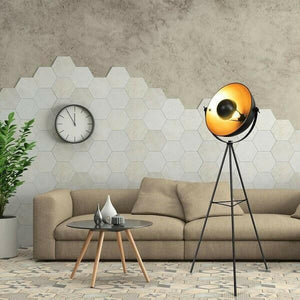 Nirv - Industrial Tripod Floor Lamp with Adjustable Metal Legs | Bright & Plus.