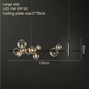 Alice - Nordic Black LED Chandelier Light | Bright & Plus.