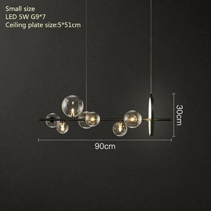 Alice - Nordic Black LED Chandelier Light | Bright & Plus.