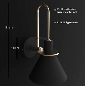 Nordic Wall Light Black | Bright & Plus.
