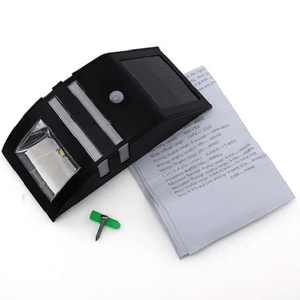Outdoor Motion Sensor Solar Wall Lamp | Bright & Plus.