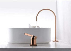 Cassian - Long Tube Two Hole Bathroom Sink Faucet | Bright & Plus.