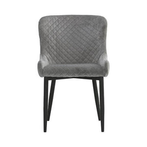Saskia - Gray Dining Chair | Bright & Plus.