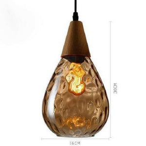 Sergia - Modern Nordic Drop Glass Pendant Lamp | Bright & Plus.