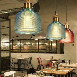 Sosie - Retro European Color Glass Pendant Light | Bright & Plus.