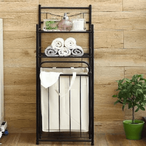 Theodore - Laundry Storage Shelves & Basket | Bright & Plus.