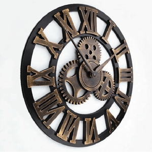 Vintage Industrial Wall Clock | Bright & Plus.