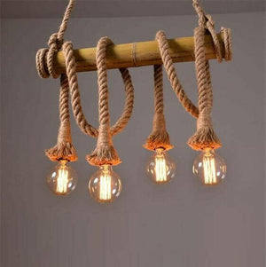 Vintage Rope Pendant Lights | Bright & Plus.