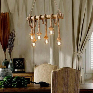 Vintage Rope Pendant Lights | Bright & Plus.